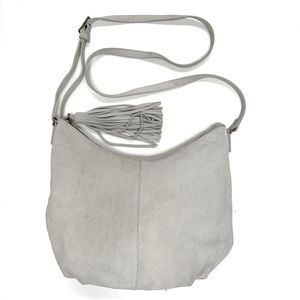 margot Bags Margot Suede Crossbody Bag With Tassel Zipper